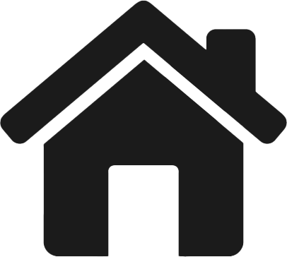 Icon, auf dem ein einfaches Haus abgebildet ist.